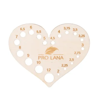 Produktbild von Pro Lana - Nadelmaß Herz
