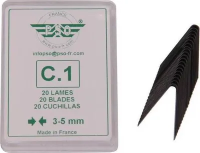 Produktbild von 20x PSO Schneidmesser für PSO Profilnachschneider Typ C1 (3-5 mm)
