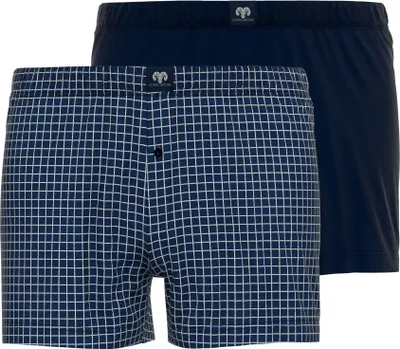 Produktbild von CECEBA Herren Boxershort blau längsgestreift 2er Pack Größe: 18