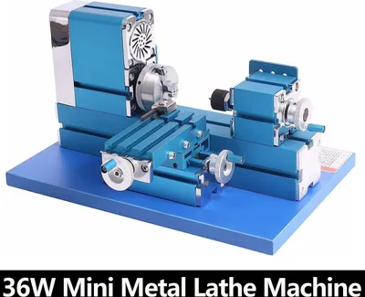 Produktbild von 36W Mikrodrehmaschine Mini-Drehmaschine Drehbank DIY Modellwerkzeug Zimmerei