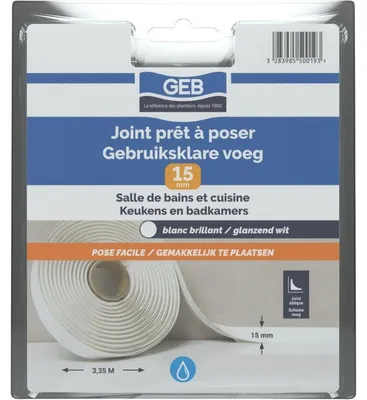 Produktbild von Vorgeformte Dichtung 22 mm x 3,35 m - Weiß