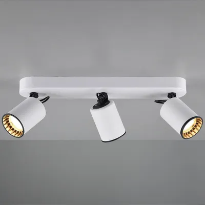 Produktbild von hoftronic LED Deckenleuchte 3-flammig schwenkbar GU10 IP20 Weiß