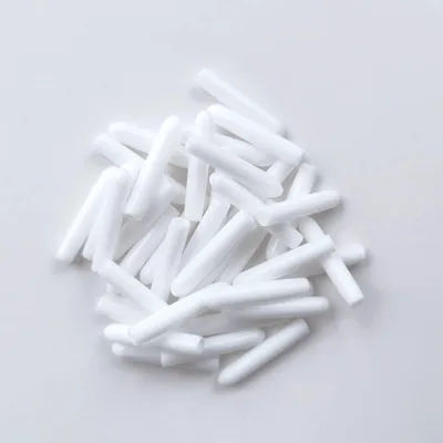 Geschirrkorb-Abdeckkappen, 100 St., PVC, 3x5x25 mm, weiß