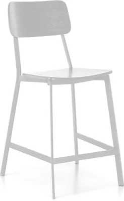 Produktbild von Woody - Weißer Holzhocker - 2er-Set