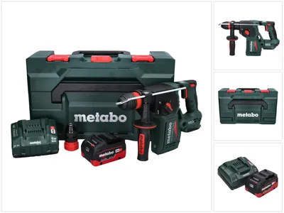 Image de Metabo KH 18 LTX BL 24 Q Marteau perforateur burineur sans fil 18 V 2,2 J + 1x Batterie 5,5 Ah + Ladegert + metaBOX