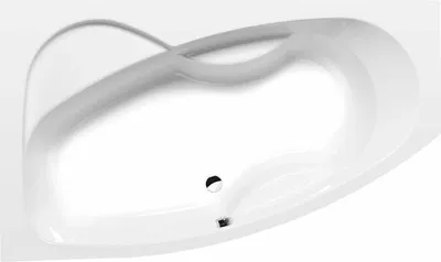 Produktbild von Raumspar Badewanne MAMBA 170 x 100 x 44 cm, links,weiß