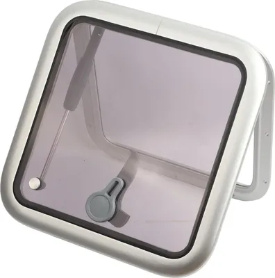 Produktbild von Bullauge für Boote, 360 x 360 mm, robuste Aluminiumlegierung für Yachten, Boote, Wohnmobile
