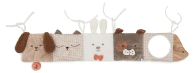 Productafbeelding van Jollein Speelmat Activity Boek - Dieren, Speeldiertjes