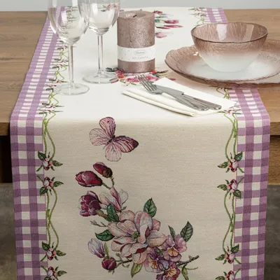 Produktbild von Dekorative Gobelin Tischdecke 1225 FIO 45x140 cm -5%