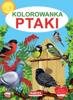 Obrázok produktu pre Malbuch A4 Vögel 32 Blätter Martel 2251