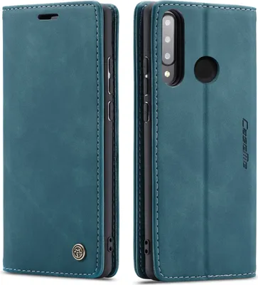 Image de Huawei P30 Lite Case, RetroPolyuréthaneLeather Case, Card Pockets, Magnetic Closure, Case with Stand Function for Huawei P30 Lite blue