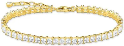Produktbild von Thomas Sabo Tennis Armband Silber vergoldet Zirkonia A2029-4