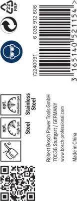 Obrázek produktu pro Bosch 2 608 585 880, Vrtačka, Spirálový vrták, 4 mm, 75 mm, Kov, 4 mm