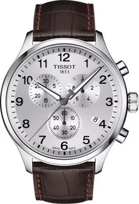 Zdjęcie produktu dla Tissot Chrono XL Classic 45 mm srebrna tarcza kwarcowa