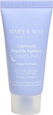 Produktbild von Mary & May, zeitlose Schlafmaske mit Ringelblumen-Peptid, 30 g
