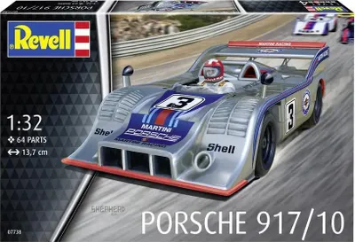 Produktbild von Revell Modellbausatz Porsche 917 1:32 Rennwagen 64-teilig