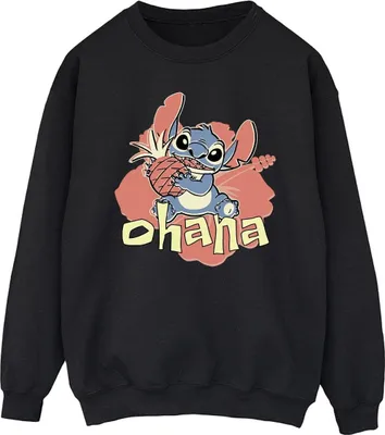 Produktbild von Disney - "Ohana" Sweatshirt für Herren BI31184 (XL) (Schwarz)