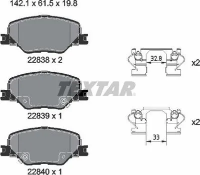 Obrázok produktu pre Brzdové Doštičky Opel Insignia Predné 1,4-2,0 17-