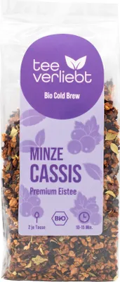 Produktbild von teeverliebt – Cassis Minze Cold Brew | 100g | Premium Eistee