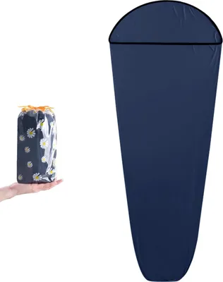 Produktbild von Famanu Reiseschlafsack-Einlage - Leicht und Kompakt - Schlafsacklaken für Camping, Wandern und Backpacking