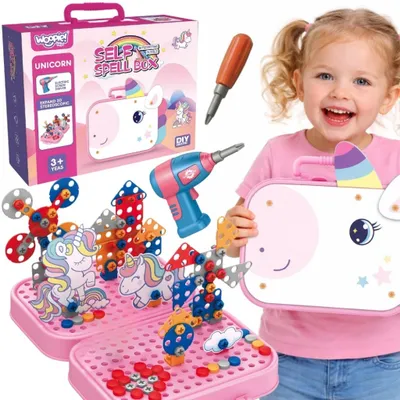 Obrázok produktu pre 3D Diy Twisting Blocks Woopie Unicorn