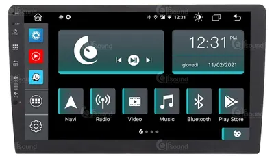 Productafbeelding van Universele 2DIN autoradio met Android, GPS, WiFi, Bluetooth en 10 inch touchscreen