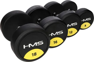 Produktbild von Hantle gumowane HMS HG PRO 12 kg do treningu siłowego