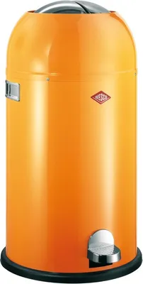 Produktbild von Wesco Mülleimer Kickmaster, Abfallsammler, Tretabfallsammler, Stahlblech, Schwarz, 33 L, 184631-62