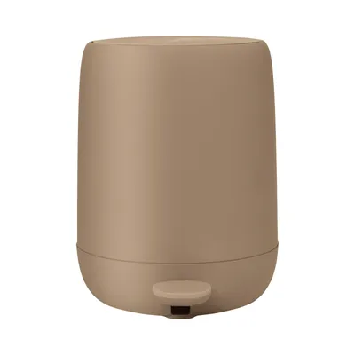 Produktbild von Blomus Treteimer Sono Tan, Abfalleimer, Mülleimer, Kunststoff, Silikon, 5 L, 66380