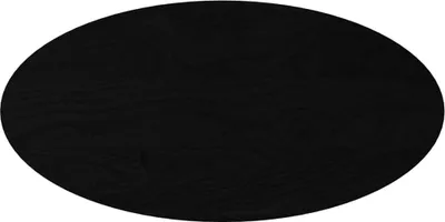 Produktbild von vidaXL Tischplatte Dunkelbraun 100x50x2 cm Massivholz Eiche Oval