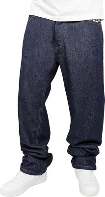 Produktbild von DADA Supreme Loose Fit Jeans mit Print Baggy Pants Größe: 34W