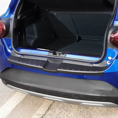 Produktbild von Ladekantenschutz Stoßstangenschutz für Dacia Sandero 2021-2025 Matt Schwarz ABS
