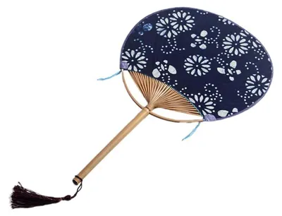 Seiden-Klappfächer, Hochzeitsfächer, 1 Stück, 35 cm