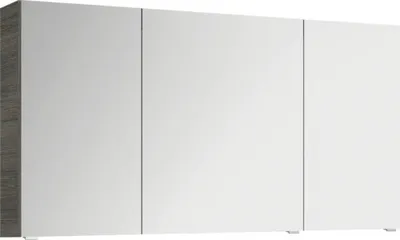Produktbild von Jungborn Spiegelschrank VENTITRE 140 x 17 x 70,3 cm graphit struktur quer 3-türig J850.191450