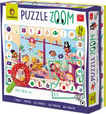Produktbild von Ludattica Zoomy Piratenschatz Puzzle Mehrfarbig Mehrfarbig One Size
