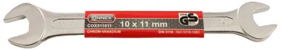 Produktbild von Conmetall Gabelschlüssel, Chrom-Vanadium-Stahl, 10 x 11 mm