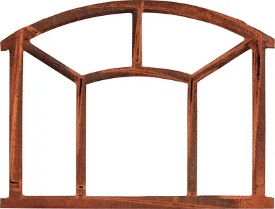 Produktbild von Nostalgie Stallfenster 48x62,5cm Fenster Eisen Rost Antik-Stil Eisenfenster