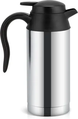 Produktbild von 12V 750ml Edelstahl Wasserkocher Heizung Tasse Kaffee Becher Reise Wasserflasche