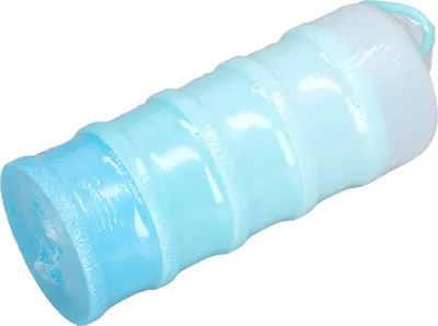 Produktbild von Milchpulverspender, 3-lagig, stapelbar, tragbar, zur Aufbewahrung von Snacks, Formelbehälter für Outdoor-Reisen, Blau