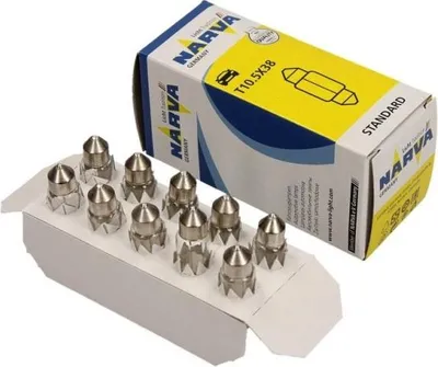 Zdjęcie produktu dla Żarówka Rurkowa 12V/10W 11X35Mm 10Szt (Brak Ece)