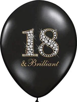 Produktbild von Luftballons mit Aufdruck zum 18. Geburtstag, 1 Stk.