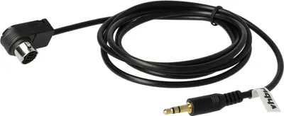 Produktbild von vhbw AUX Audio Adapter Kabel KFZ Radio (60 cm) kompatibel mit Alpine CDA-9856R, CDA-9857R, CDA-9855R, CDA-9883R, CDA-9853R, CDA-9854R Auto, Autoradio