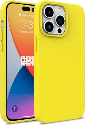 Produktbild von Mobigear  iPhone 16 Pro Hülle Umweltfreundliches Backcover - Gelb