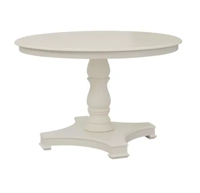 Produktbild von Dijon DI13 Runder Tisch 120cm im provenzalischen Stil, antik weiß