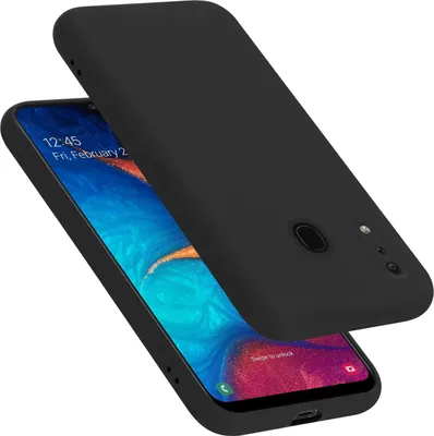 Produktbild von Cadorabo Schutzhülle für Samsung Galaxy A20 / A30 / M10s Hülle in Schwarz Handyhülle Case Cover TPU Etui