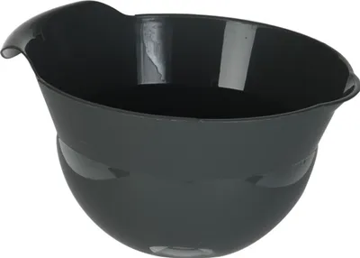 Image de Bol mélangeur Excellent Houseware, en polypropylène, 20 x 11,5 cm, 1,8 l, anthracite