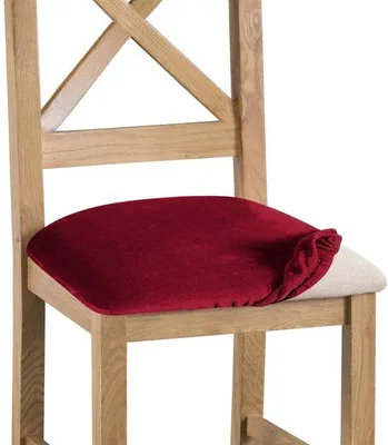 Produktbild von Unyqoos® 4er-Set elastische Samt-Stuhlhussen für Esszimmerstühle – dehnbar mit Knopfsystem, pflegeleicht (Polyester/Elasthan)
