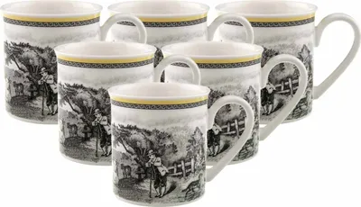 Zdjęcie produktu dla Villeroy & Boch Audun Ferme kubek do kawy 300 ml zestaw 6 sztuk - DS