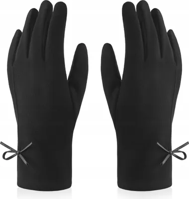 Immagine prodotto di GFD-03 NERO Guanti da donna con fiocco SAMT