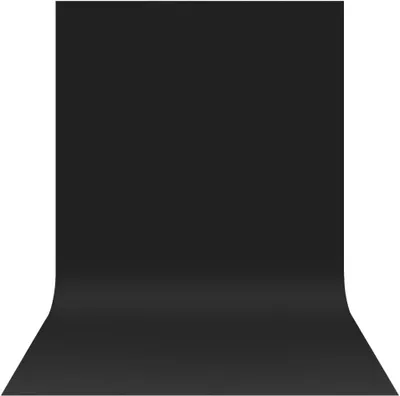 Produktbild von Fotohintergrund Schwarz, waschbar, 2 x 3 m, für Fotostudio